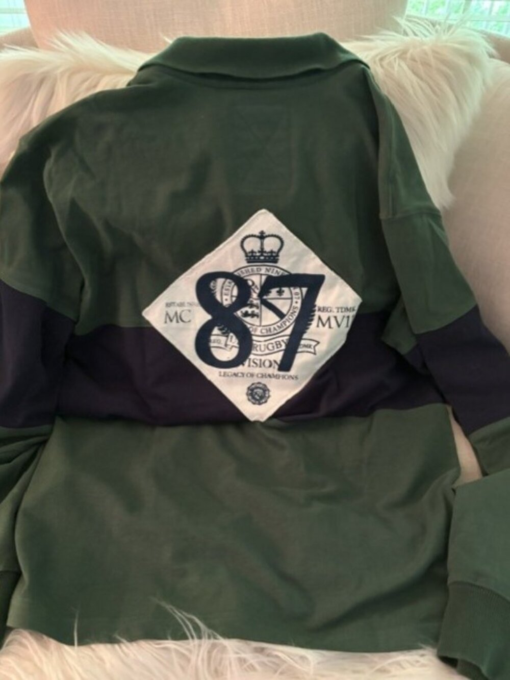 USA RUGBY LONGSLEEVE POLO - Picture 6 of 8